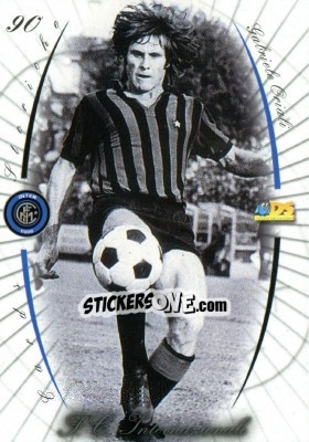 Sticker Gabriele Oriali - Inter 2000 Cards - Ds