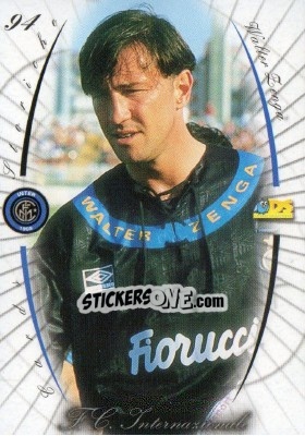 Sticker Walter Zenga - Inter 2000 Cards - Ds