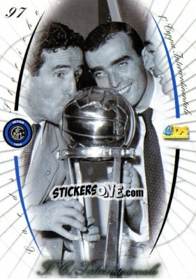 Sticker 26 Settembre 1964: - Inter 2000 Cards n. 97 - Ds