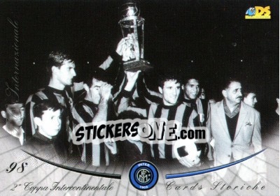Sticker 15 Settembre 1965: - Inter 2000 Cards n. 98 - Ds