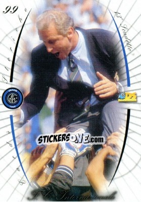 Figurina il tredicesimo scudetto - Inter 2000 Cards - Ds