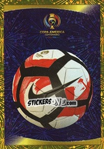 Sticker Official Ball - Copa América Centenario. USA 2016 n. 3 - Panini