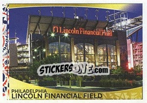 Sticker Lincoln Financial Field, Philadelphia - Copa América Centenario. USA 2016 - Panini