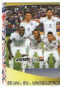Sticker USA Team - Copa América Centenario. USA 2016 n. 15 - Panini