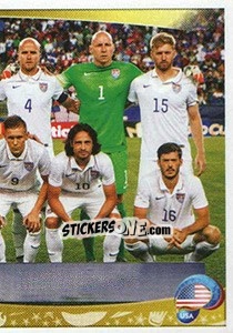 Figurina USA Team - Copa América Centenario. USA 2016 - Panini