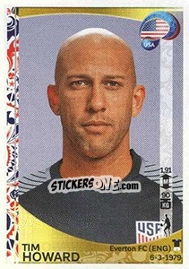 Sticker Tim Howard - Copa América Centenario. USA 2016 n. 17 - Panini
