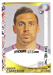 Sticker Geoff Cameron - Copa América Centenario. USA 2016 n. 20 - Panini