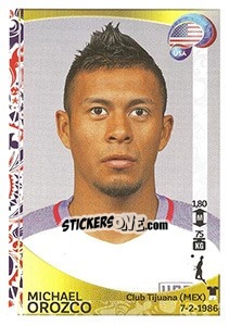 Sticker Michael Orozco - Copa América Centenario. USA 2016 n. 24 - Panini