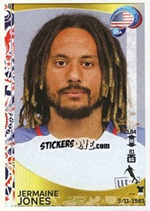 Sticker Jermaine Jones - Copa América Centenario. USA 2016 n. 29 - Panini