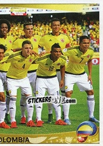 Sticker Colombia Team - Copa América Centenario. USA 2016 - Panini