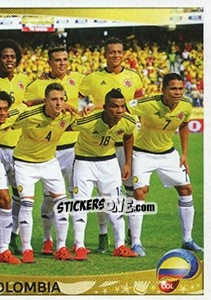 Sticker Colombia Team - Copa América Centenario. USA 2016 n. 40 - Panini