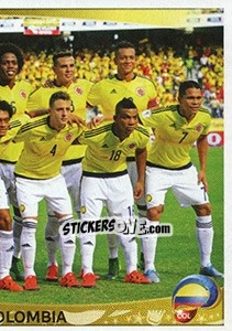 Cromo Colombia Team - Copa América Centenario. USA 2016 - Panini