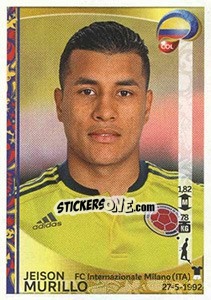 Sticker Jeison Murillo - Copa América Centenario. USA 2016 - Panini