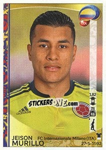 Sticker Jeison Murillo - Copa América Centenario. USA 2016 n. 45 - Panini