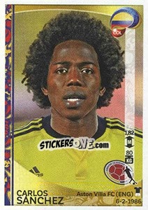 Sticker Carlos Sánchez - Copa América Centenario. USA 2016 n. 49 - Panini