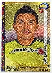 Sticker Daniel Torres - Copa América Centenario. USA 2016 - Panini