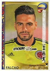 Sticker Radamel Falcao - Copa América Centenario. USA 2016 n. 61 - Panini