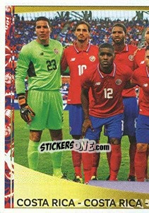Sticker Costa Rica Team - Copa América Centenario. USA 2016 - Panini