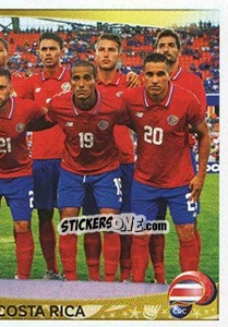 Figurina Costa Rica Team - Copa América Centenario. USA 2016 - Panini