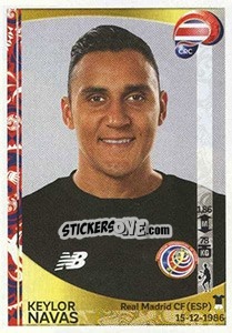 Sticker Keylor Navas - Copa América Centenario. USA 2016 n. 65 - Panini