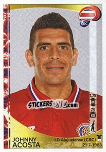 Sticker Johnny Acosta - Copa América Centenario. USA 2016 n. 69 - Panini