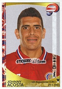 Sticker Johnny Acosta - Copa América Centenario. USA 2016 - Panini