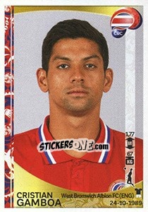 Sticker Cristian Gamboa - Copa América Centenario. USA 2016 n. 72 - Panini