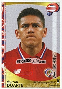 Sticker Óscar Duarte - Copa América Centenario. USA 2016 - Panini