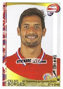 Sticker Celso Borges - Copa América Centenario. USA 2016 n. 76 - Panini