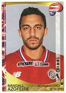 Sticker Randall Azofeifa - Copa América Centenario. USA 2016 n. 78 - Panini