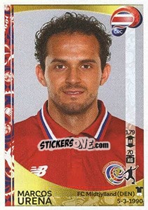 Sticker Marco Ureña - Copa América Centenario. USA 2016 - Panini