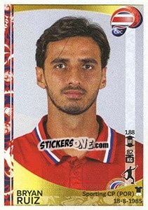 Figurina Bryan Ruiz - Copa América Centenario. USA 2016 - Panini