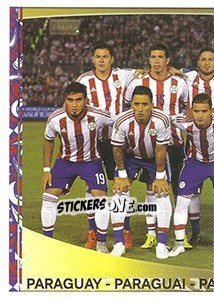 Cromo Paraguay Team - Copa América Centenario. USA 2016 - Panini