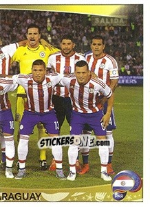 Sticker Paraguay Team