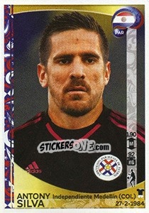 Sticker Antony Silva - Copa América Centenario. USA 2016 n. 89 - Panini