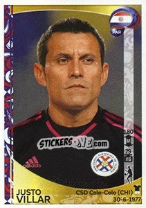 Figurina Justo Villar - Copa América Centenario. USA 2016 - Panini