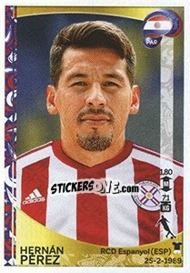 Cromo Hernán Pérez - Copa América Centenario. USA 2016 - Panini