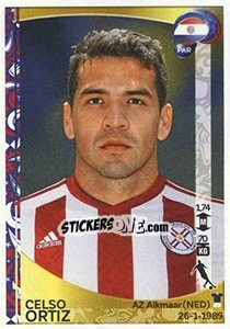 Sticker Celso Ortiz - Copa América Centenario. USA 2016 n. 98 - Panini