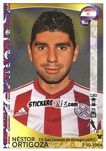Sticker Néstor Ortigoza - Copa América Centenario. USA 2016 n. 101 - Panini