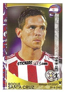Sticker Roque Santa Cruz - Copa América Centenario. USA 2016 n. 105 - Panini