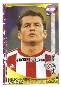 Sticker Nelson Haedo Valdez - Copa América Centenario. USA 2016 n. 108 - Panini