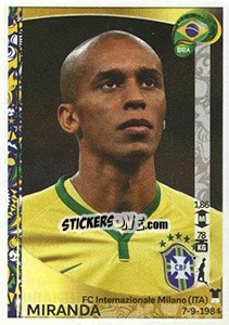 Sticker Miranda - Copa América Centenario. USA 2016 n. 115 - Panini