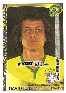Sticker David Luiz - Copa América Centenario. USA 2016 - Panini