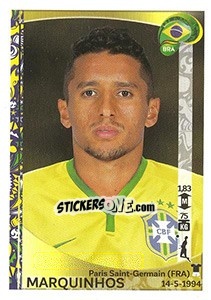 Sticker Marquinhos - Copa América Centenario. USA 2016 n. 120 - Panini