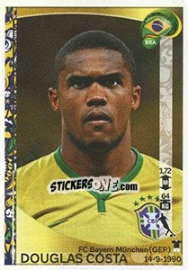 Sticker Douglas Costa - Copa América Centenario. USA 2016 n. 125 - Panini