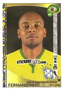 Sticker Fernandinho - Copa América Centenario. USA 2016 n. 129 - Panini