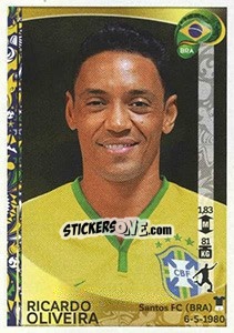 Sticker Ricardo Oliveira - Copa América Centenario. USA 2016 - Panini