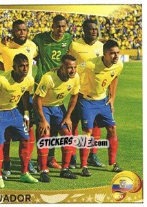 Figurina Ecuador Team - Copa América Centenario. USA 2016 - Panini