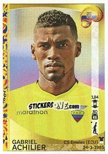 Sticker Gabriel Achilier - Copa América Centenario. USA 2016 n. 142 - Panini