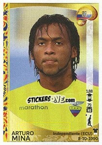 Sticker Arturo Mina - Copa América Centenario. USA 2016 n. 144 - Panini